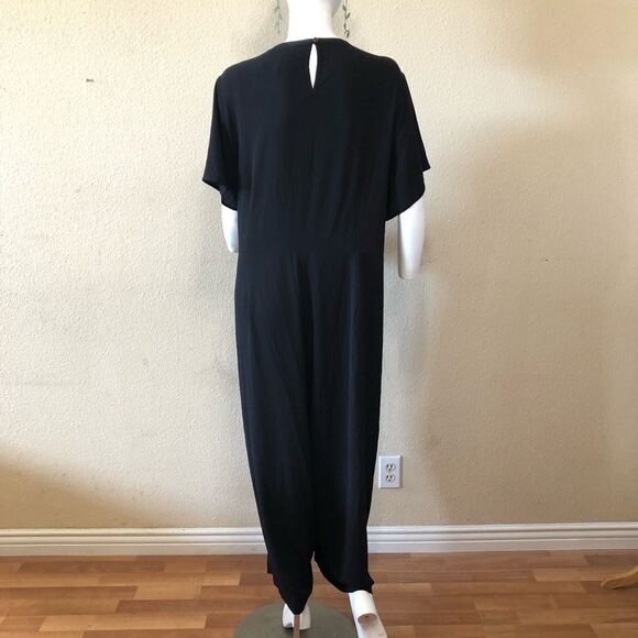 City Chic Black Asplice Jumpsuit Size XXL/24 - Picture 4 of 12
